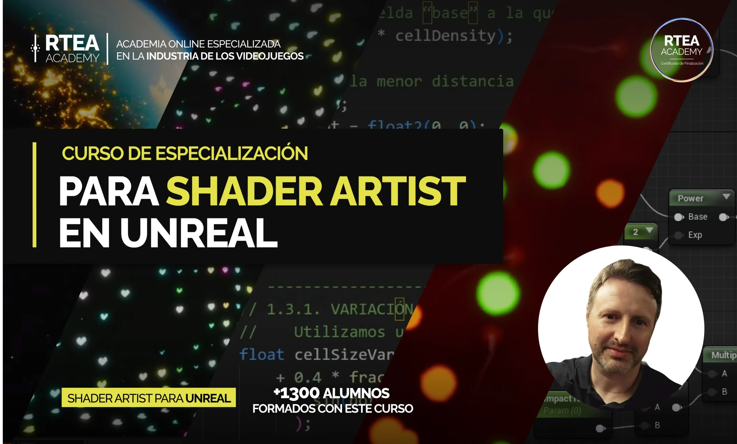CURSO DE ESPECIALIZACIÓN PARA SHADER ARTIST EN UNREAL